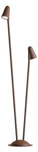 Redo 90712 - Lampada da esterno LED NIVALIS 2xLED/6,9W/230V 110 cm IP65 marrone