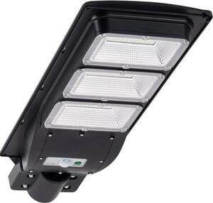 Proiettore solare a LED -9 con sensore PIR nero + telecomando STREET 315519 Polux