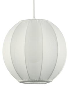 Lampadario a sospensione DANA su cavo, 1xE27/15W/230V, diam. 25 cm, bianco