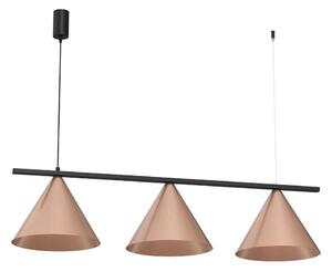Lampadario a sospensione su cavo CAPITAL 3xGX53/15W/230V oro rosa
