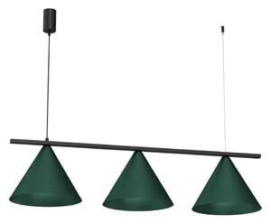 Lampada a sospensione con cavo CAPITAL 3xGX53/15W/230V verde