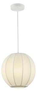 Lampadario a sospensione DANA su cavo, 1xE27/15W/230V, diam. 25 cm, bianco
