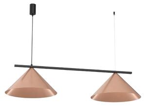 Lampada a sospensione su cavo CAPITAL 2xGX53/15W/230V oro rosa