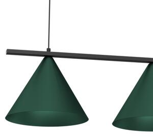Lampada a sospensione con cavo CAPITAL 3xGX53/15W/230V verde