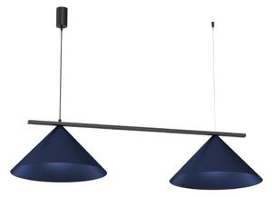 Lampada a sospensione con cavo CAPITAL 2xGX53/15W/230V blu