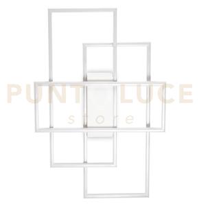 Frame plaoniera rettangoli led 2700k 33w 3500 lm bianco 41cm