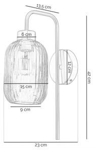 ONLI - Lampada da parete DOROTY 1xE27/15W/230V in ottone