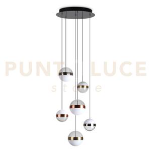 Galaxy lampadario a sospensione 6 luci led 3000k 58w / 5700 lm bian