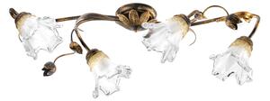 ONLI - Plafoniera ARIANNA 4xE14/6W/230V bronzo