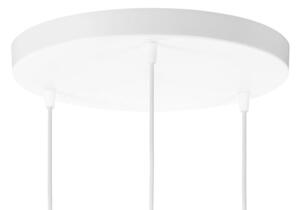 Lampadario a corda BOHO 3xE27/60W/230V crema/iuta