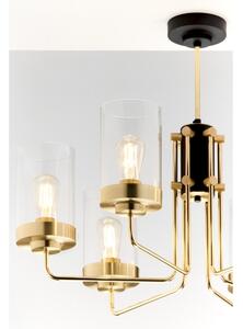 Jupiter 2089 - Lampadario a stelo RAMIREZ 6xE27/15W/230V oro/nero
