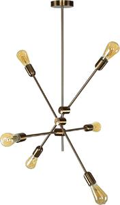 Sputnik lampada a sospensione in metallo regolabile in ottone a 6 fiamme per E27 lampada a sospensione sala da pranzo lampada a sospensione soggiorno