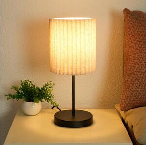 Brilagi - Lampada da tavolo NORDIC WAVE 1xE27/15W/230V lino/nero