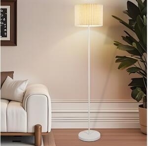 Brilagi - Lampada da terra NORDIC WAVE 1xE27/15W/230V lino/bianco