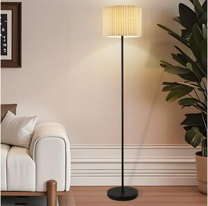 Brilagi - Lampada da terra NORDIC WAVE 1xE27/15W/230V lino/nero