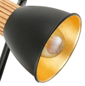 Brilagi - Lampada da terra ODENSE 3xE14/10W/230V legno/nero