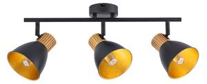 Brilagi - Lampada a spot ODENSE 3xE14/10W/230V legno/nero