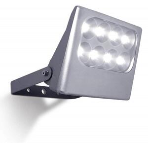 Lutec Lampada da esterno a LED, faretto, argento, IP54, 24 W