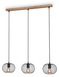 Brilo 4037-035 - Lampadario a sospensione con cavo WINKI 3xE27/40W/230V