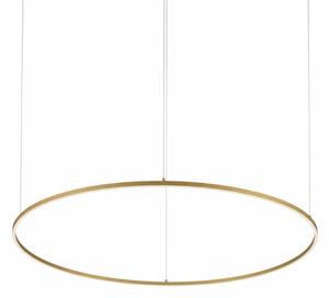 Ideal Lux - Lampadario LED sospeso su cavo ORACLE SLIM LED/83W/230V 4000K diam. 150 cm oro