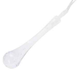Aigostar - Catena luminosa LED natalizia da esterno 25xLED/8 funzioni 3xAA 2,5m IP44 bianco caldo gocce