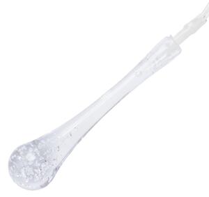 Aigostar - LED catena luminosa natalizia per esterni 100xLED/8 funzioni 3xAA 10m IP44 bianco caldo a goccia