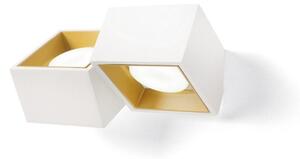 Applique classica sforzin illuminazione nasso quadrata ap2 t525 t526 t527 gx53 led gesso alluminio - Sforzin Illuminazione