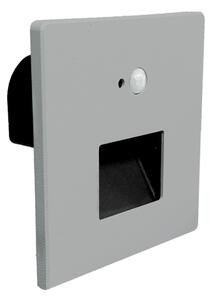 Brilagi - Lampada LED per scale con sensore JACK LED/3W/230V 3000/4000/6500K grigio