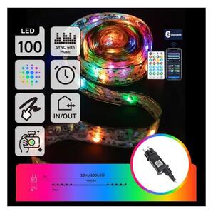 Aigostar - Catena luminosa LED RGBICW da esterno 100xLED/10W/230V 10m IP44 + telecomando