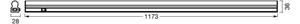 Osram - Lampada LED sottopensile con sensore BATTEN LED/14W/230V 120 cm, bianco