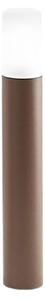Lampioncino esterno ip54 perenz lampo 8356 e e27 led metallo alluminio corten opaco vetro - Perenz
