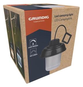 Grundig - Lanterna da campeggio LED/3xAA 3000/4500/6000K IP44 nera