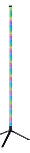 Grundig - Lampada da terra dimmerabile LED RGBW, 10W/5V, nera + telecomando