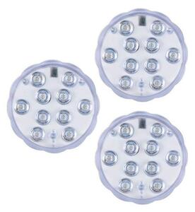 Grundig - Set 3x lampade LED RGBW dimmerabili LED/3W/3xAAA IP65 + telecomando