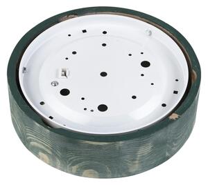 Brilagi - Lampada da soffitto PINO 1xE27/15W/230V pino/verde diam. 27,5 cm