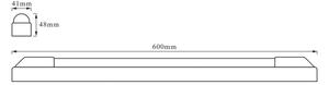 Osram - Lampada LED sottopensile POWER BATTEN LED/12W/230V 3000K 60 cm bianca