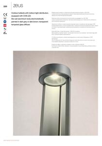Redo 90366 - Lampada LED da esterno ZEUS LED/11,5W/230V 3000K 75 cm IP54 marrone