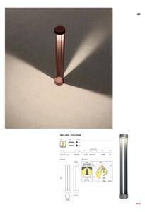 Redo 90366 - Lampada LED da esterno ZEUS LED/11,5W/230V 3000K 75 cm IP54 marrone
