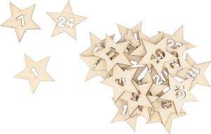 Artemio Avvento numeri stelle 25 pezzi 3 cm