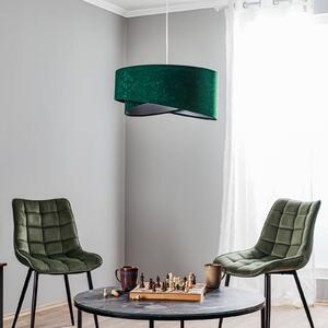 Maco Design Lampada a sospensione Vivien, bicolore, verde/argento