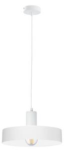 Lampadario a sospensione su cavo ARCANE 1xE27/60W/230V bianco