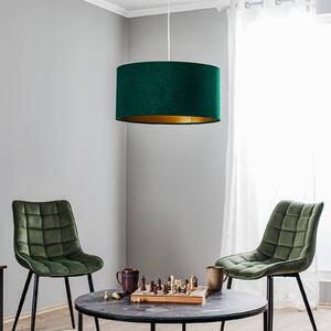 Maco Design Lampada a sospensione Salina, verde/oro, Ø 40 cm
