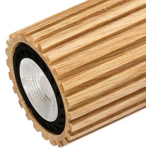 Brilagi - Faretto MODERN WOOD 4xGU10/8W/230V legno/nero