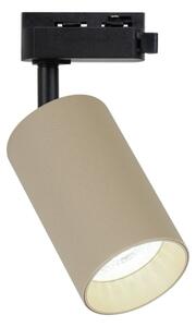 Faretto per sistema a binario monofase PIPE 1xGU10/10W/230V beige