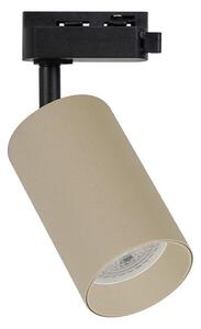 Faretto per sistema a binario monofase PIPE 1xGU10/10W/230V beige