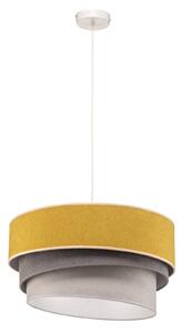 Sospensione Pastell Trio giallo/chiaro/grigio