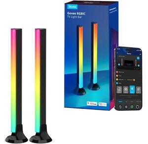 Govee - Pannello LED SMART RGBIC 38 cm per TV 43-75" - 2 pezzi Wi-Fi