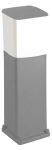 Lampioncino esterno top light como pa50 grigio e27 led resina - Top Light