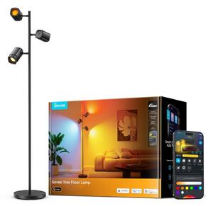 Govee - Lampada da terra dimmerabile LED RGBICWW TREE MATTER LED/48W/230V Wi-Fi