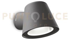 Gas applique estreno ip43 1 luce attacco gu10 antracite
